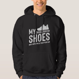 Cross country körning av Gift I XC Springa Springe Hoodie