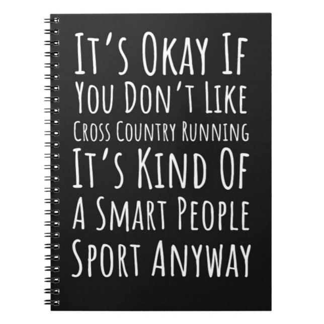 Cross country körning av presentspår och Fält-Spri Anteckningsbok (Framsidan)