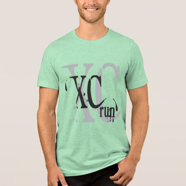 Cross country körning av XC Tee Shirt (Framsida)