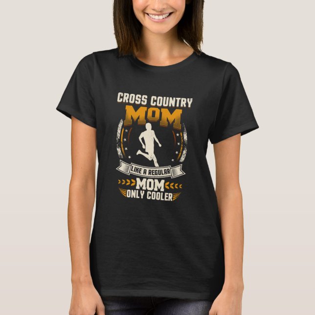 Cross country kylare för mammastamgästmamma endast t shirt (Framsida)