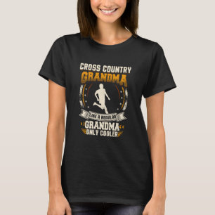 Cross country kylare för mormorstamgästmormor t shirt