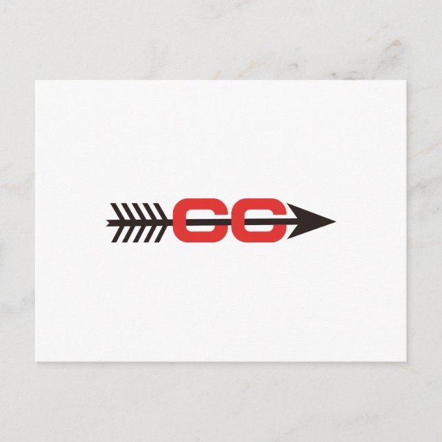 Cross country Logotyp Vykort (Framsida)