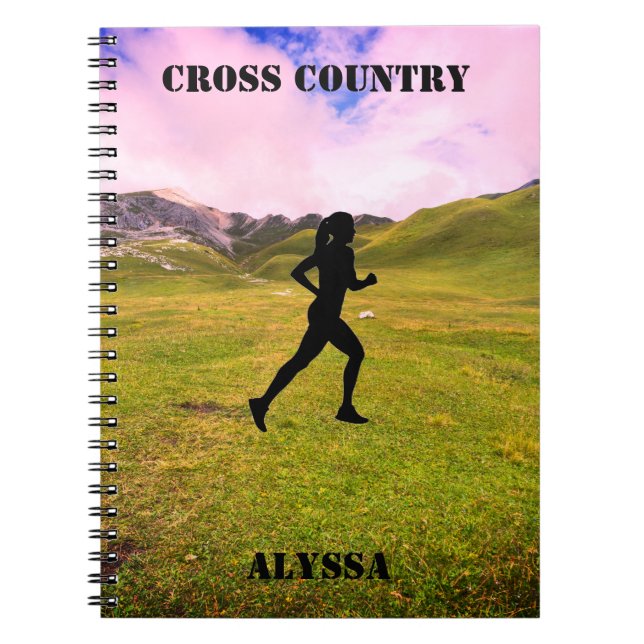 Cross country löpande anteckningsbok (Framsidan)