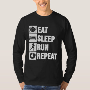 Cross country Öronviloläge Springa Upprepa kvinnli T Shirt