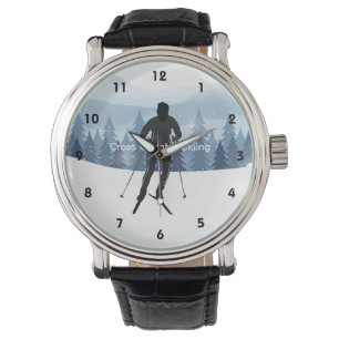 Cross country överhoppningsdesign armbandsur