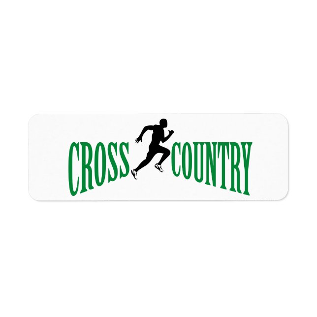 Cross country returadress etikett (Framsidan)