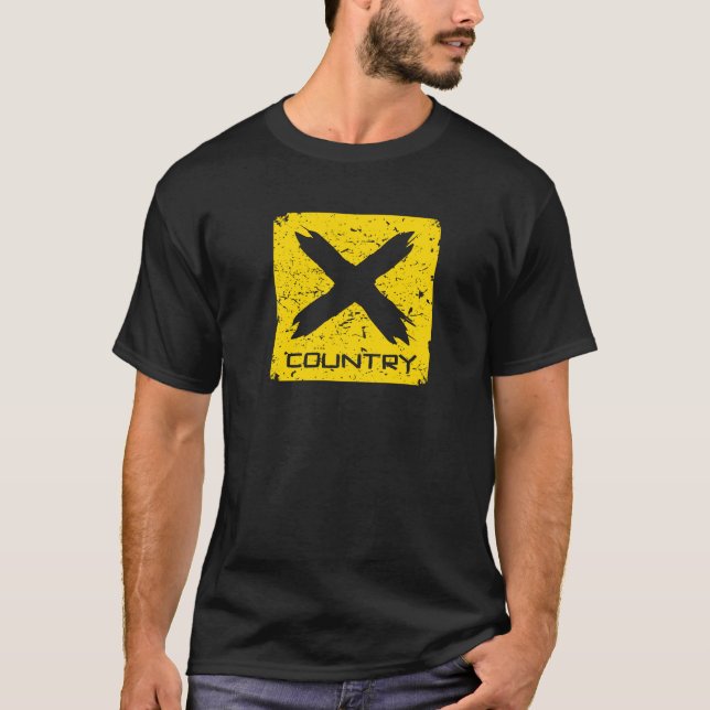Cross country rinnande idé för gåva för springerCC T Shirt (Framsida)