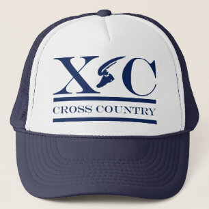 Cross country rinnande mörk - blåttdesignhatt keps