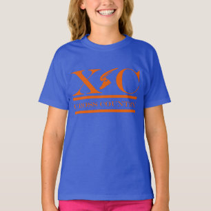 Cross country rinnande orange designskjorta t shirt