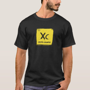 Cross country rinnande periodiskt bord för t shirt
