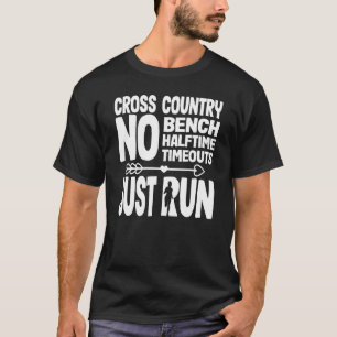 Cross country roligt utan Bench utan halvtidstimeo T Shirt