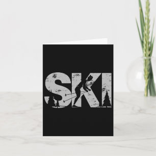 Cross country Ski Coola Skiing Nordic Skier Gift W Kort