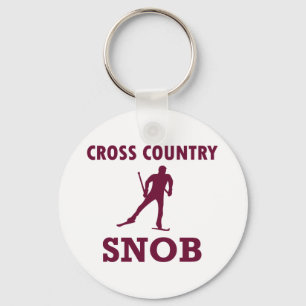 Cross country Ski Snob Nyckelring