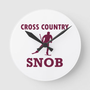 Cross country Ski Snob Rund Klocka