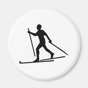 Cross country skidåkning magnet