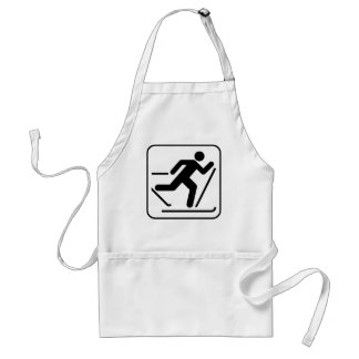 Cross country skidsymbol Apron Förkläde