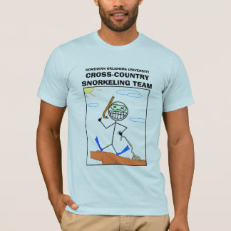 Cross country Snorkeling för NOU T Shirt