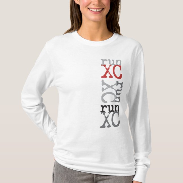 Cross country springa XC T Shirt (Framsida)