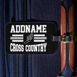 Cross country Springer för anpassningsbar ADD NAMN Bagagebricka
