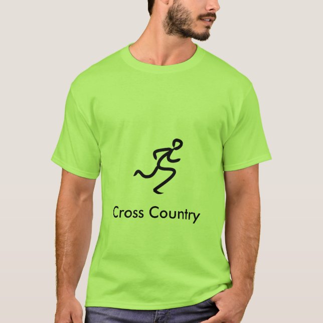 Cross country springer t-shirt (Framsida)