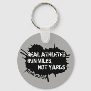 Cross country springerKeychain gåva Nyckelring