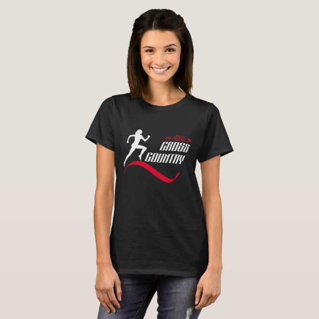 Cross country tee shirt (Hel framsida)