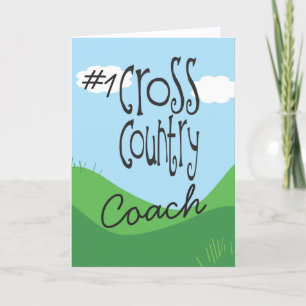 Cross country träning tack kort