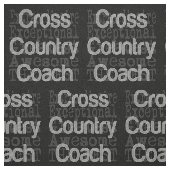 Cross country träningsassistent tyg (Provkarta)