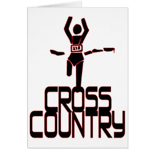 CROSS COUNTRY VINNARE - MÅLLINJE HÄLSNINGSKORT