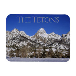 Cross country vinter i Grand Teton nationalpark Magnet