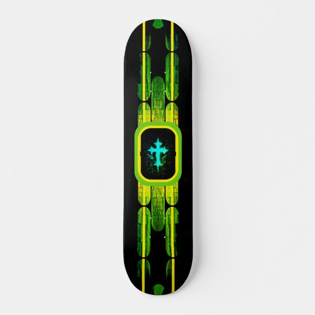Cross Mini Skateboard Bräda 18,5 Cm (Framsida)