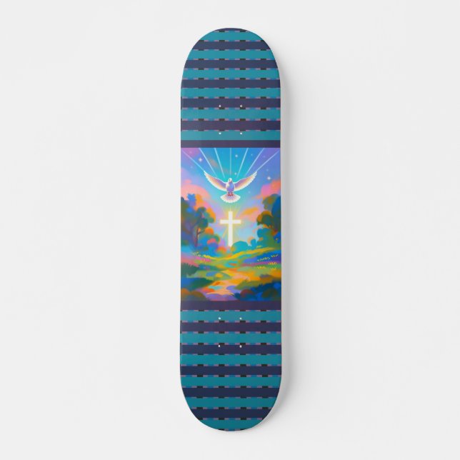 Cross Mini Skateboard Bräda 18,5 Cm (Framsida)