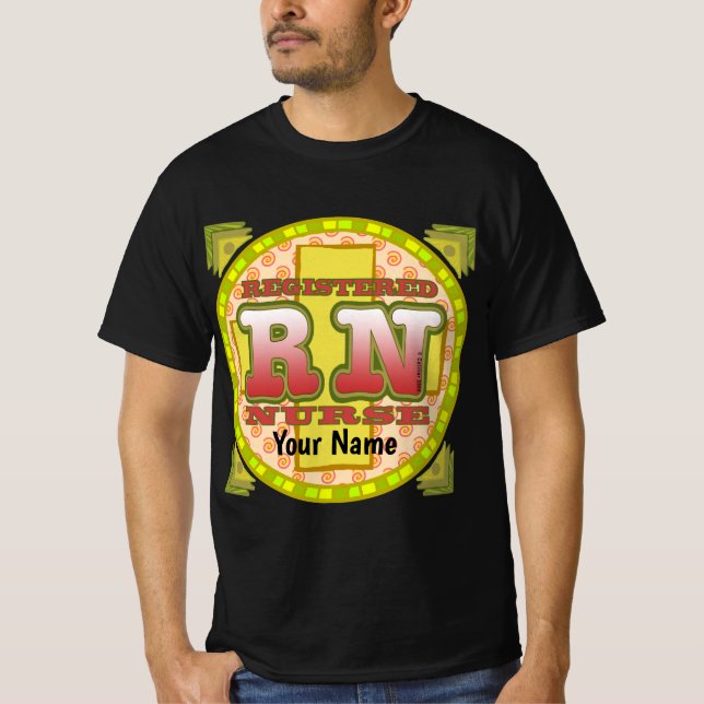 Cross RN Nurse T Shirt (Framsida)