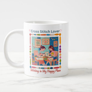Cross Stitch Kompis Jumbo Mugg