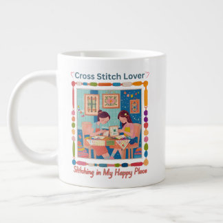 Cross Stitch Kompis Jumbo Mugg