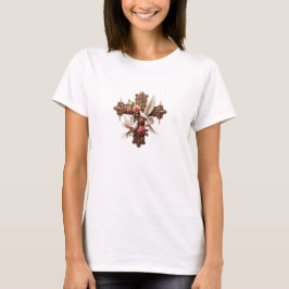 Cross with Doves – Christian Faith Inspirational D T Shirt