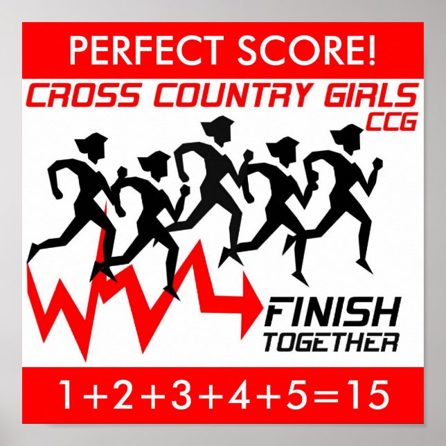 CROSSA COUNTRY GIRLS "PERFEKT SCORE"! POSTER (Framsidan)