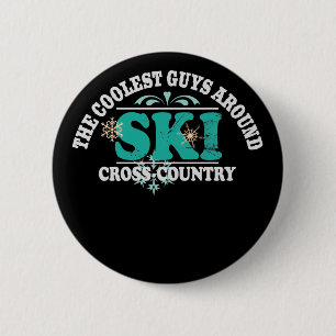 Crossa country kallast grabbar skidar knapp