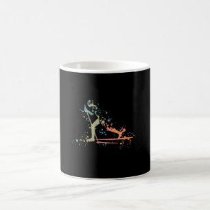 crossa country Skiing Stänk Kaffemugg