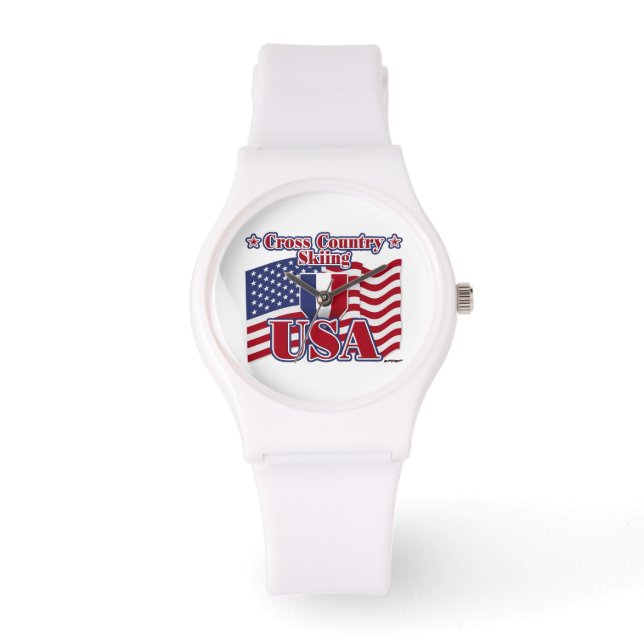 Crossa country Skiing USA Armbandsur (Framsida)