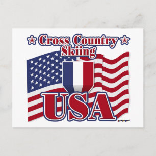 Crossa country Skiing USA Vykort