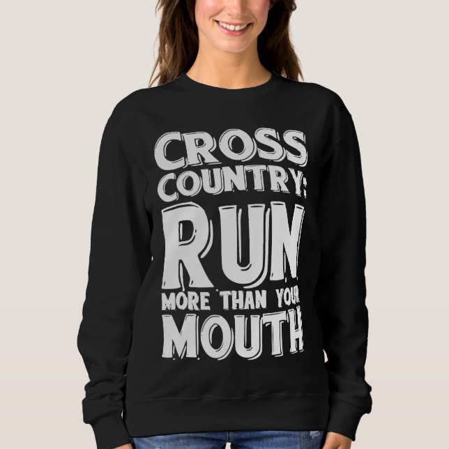 Crossa country Springa din mun. CC kör leverans. T Shirt (Framsida)