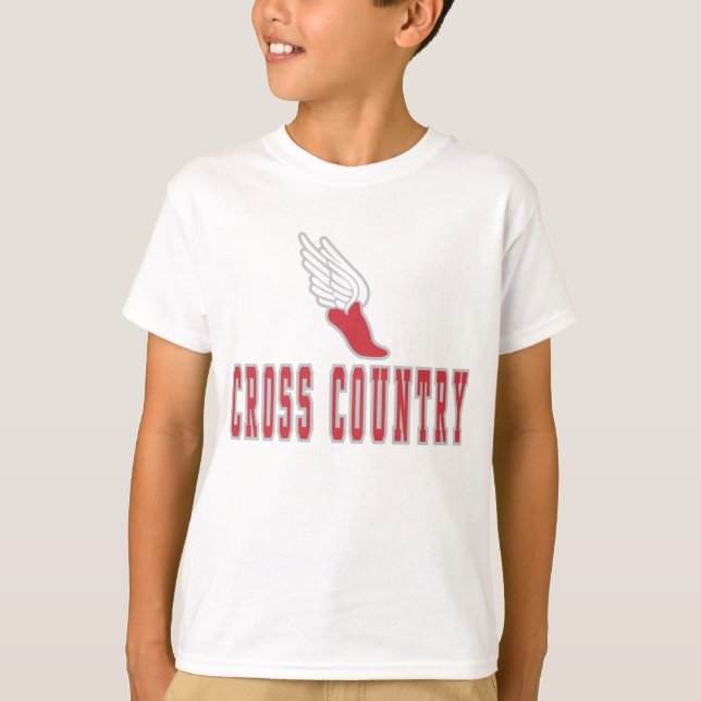 Crossa country T-tröja och Gifts. Tee (Framsida)
