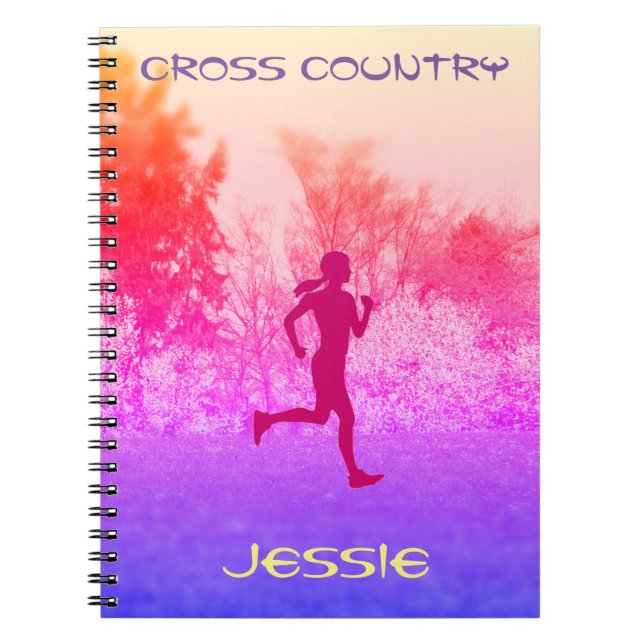 Crossare country Rainbow-Springer Anteckningsbok (Framsidan)