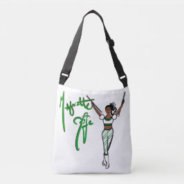 Crossbody Bag Grönt Rand Axelväska