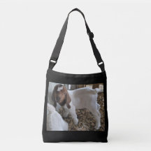 Crossbody Bag med Baby Goat