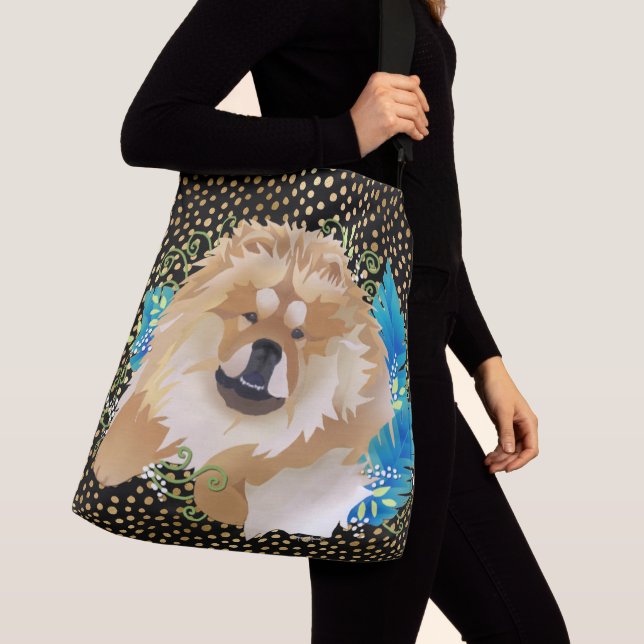 Crossbody Chow för DAEJA VU (svart guld) eller Axelväska (Närbild)