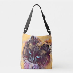 Crossbody handväska för härlig Ragdoll katt Axelväska
