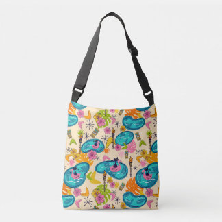 Crossbody-väska i Atomic Kitty Luau Axelväska