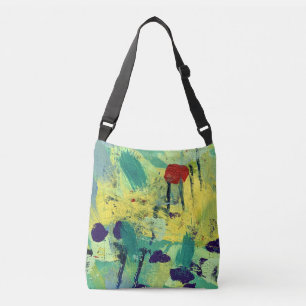 Crossbody-väska i fält- och ängdesign axelväska